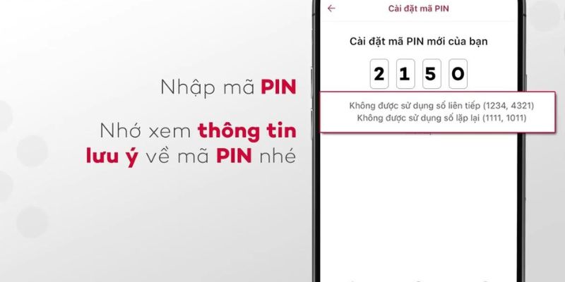 Hình thành thói quen thay đổi mã PIN trước khi giao dịch